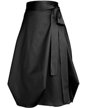 Bianca Popp Wrapped Skirt - Black
