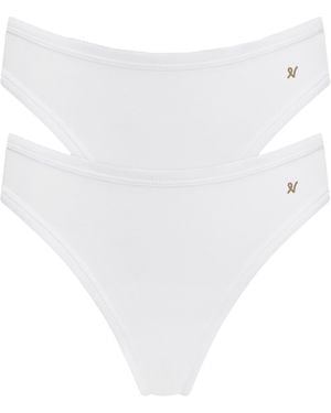 Nudea The Organic Cotton Mini Brief 2 Pack - White