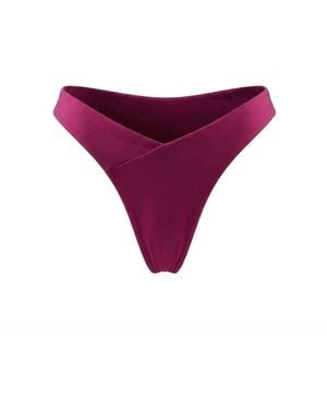 Veroni Swim Margot V-Cut Bottom - Purple