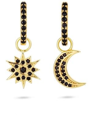 Gold Trip Celestial Moon & Star Huggies - Metallic