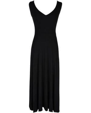 Jennafer Grace ' Onyx Fit & Flare Slip Dress - Black