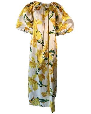 Monica Mahoney Fancy Nancy Gladiola Dress - Yellow