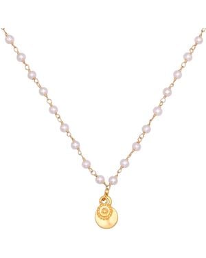 Iris London Mini Mala Necklace - Metallic