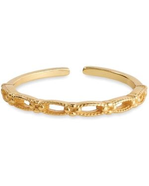 Elk & Bloom Promise Link Stacking Ring - Metallic