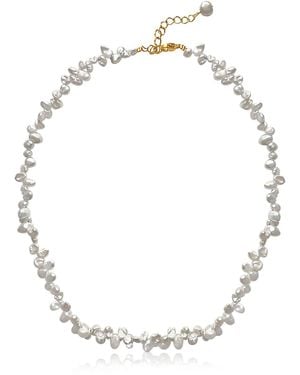 Mickey's Girl Marea Pearl Necklace - White