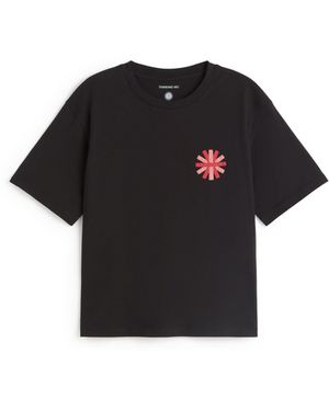Thinking Mu Patched Sunny Lucia T-Shirt - Black