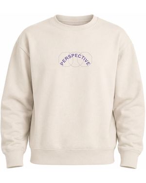 Nooltrends Neutrals Perspective Sweatshirt Gender Neutral - White