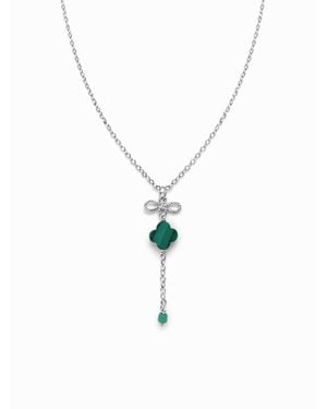 Inari Jewellery Onde-Onde Charm Drop Necklace - White