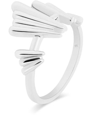Lucy Quartermaine Shard Ring - White