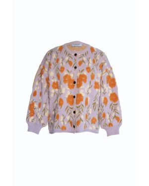 Celeni Garden Cardigan - White