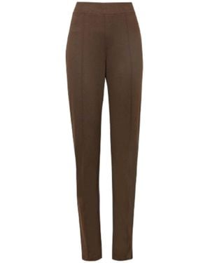 James Lakeland Cigarette Trousers - Brown