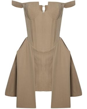 Pcfg Neutrals Corset Dress - Natural