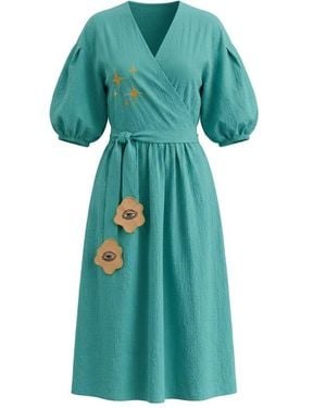 King Naked Away From Reality Envelope Dress Mint - Green