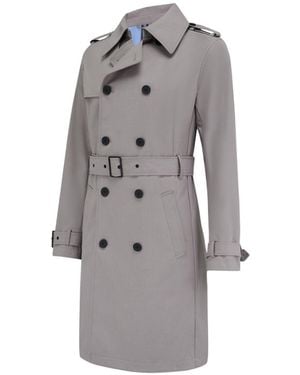 Guards London Beacon Unlined Trench Coat - Grey