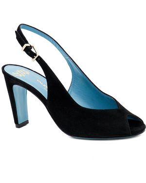 Valentina Rangoni Lama Pump - Blue