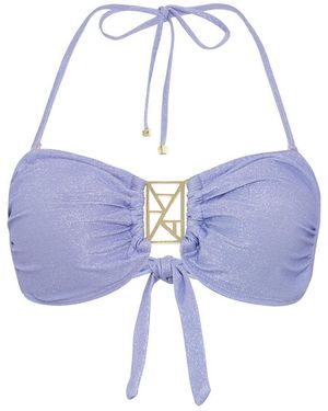Leyla Maya Ltd Kate Bandeau Bikini Top - Blue