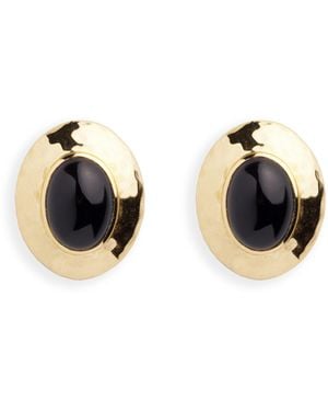 Argento Vivo Terra Studs — Onyx - Metallic