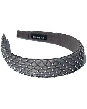 Simitri Fishnet Headband - Brown
