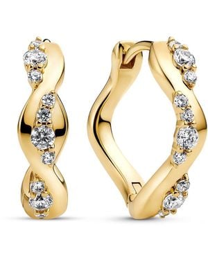 Sif Jakobs Jewellery Earrings Ellera Waves Altro Creolo - Metallic