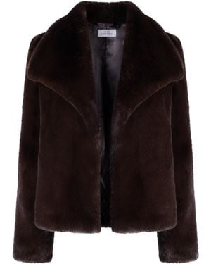 ISSY LONDON Gemma Jacket Vegan Luxe Pile Faux Fur - Black