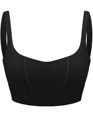 Pcfg Bra With Stitch Detail - Black