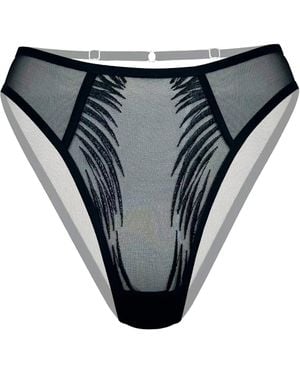 MONIQUE MORIN LINGERIE Ether Cheeky Panty - Gray