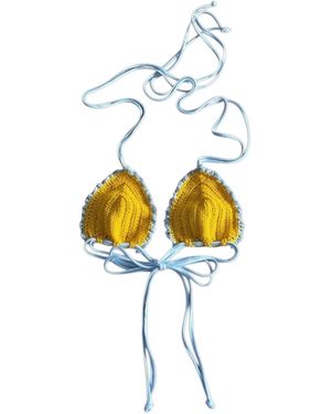 Gunes Swim Buttercup Petal Bikini Top - Yellow