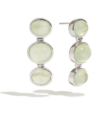 Stone Fruit Pulp Earrings - Metallic