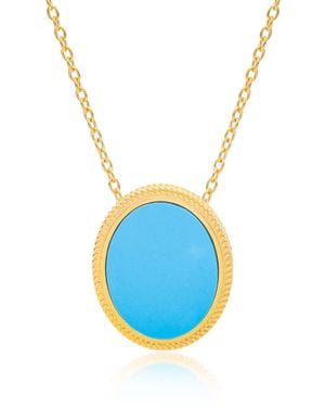 Preeti Sandhu Ara Woven Pendant Chain - Blue