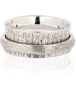 Charlotte's Web Jewellery Nature Gratitude Spinning Ring - White