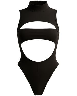 Misari Pure Cut-Out Swimsuit - Black