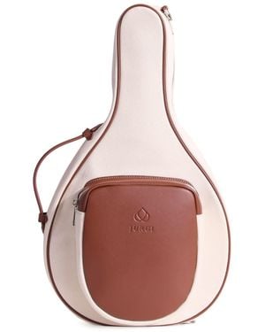 Jurgi Brand Neutrals Padel Bag – Canvas & Leather - Brown
