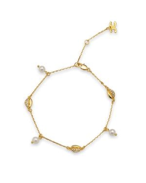 Classicharms Lucia Shell Whisper Anklet - Metallic