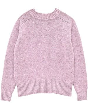 OUBAS Donegal Merino Wool Jumper - Pink
