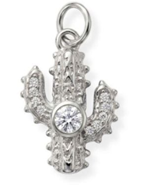 Martina Rozenberg Smira Jewelry Saguaro Charm - White