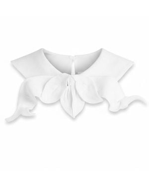 Julia Allert Adjustable Sculptural Collar – - White