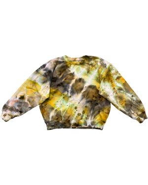 Roy G. Camo Tie Dye Sweatshirt - Yellow