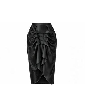 Lumina Eligma The Vanguard Skirt Silk - Black
