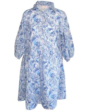 Mary Marshmallow Frannie Dress Short - Blue