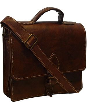 Berber Leather The Casablanca Mini Satchel - Brown
