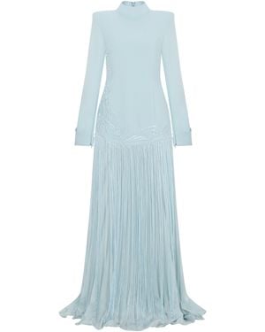 Tuba Ergin Lupita Maxi Dress - Blue