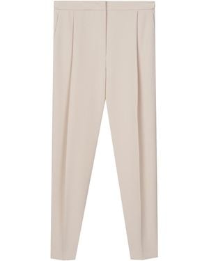 InAvati Neutrals Tapered Milk Trousers - Natural