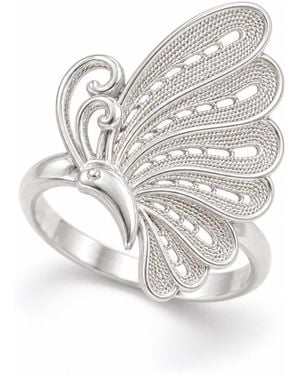 Yieon Ala A Fine Filigree Ring - White