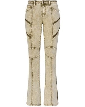 Circular Path Neutrals Zelda Zipper Jean - Natural