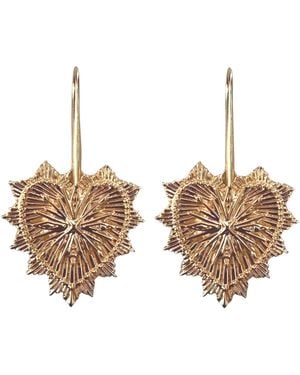IN CAUDA VENENUM Freya Earrings - Brown