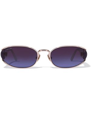 Cossimo Monaco Bisou Oval Sunglasses - Purple