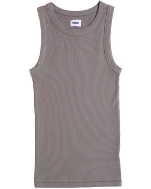 Vænn Rib Muscle Tank Smoke - Grey