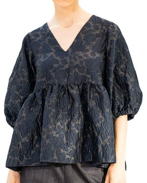 Roisin Linnane Fig Embossed Jacquard - Black