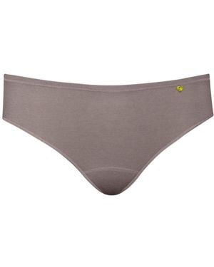 Zd - Zero Defects Mid-Rise Diana Briefs - Grey