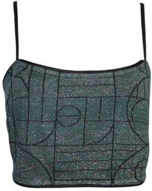 Maria Aristidou Play Crop Top - Gray
